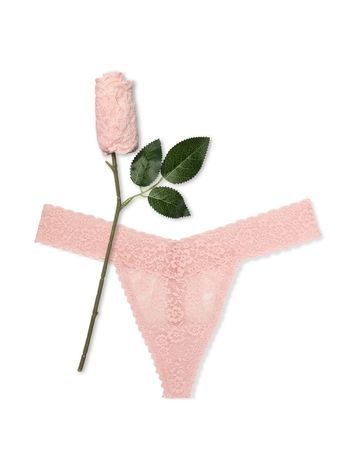 Мереживні Трусики Танга Victoria's Secret 155243801 з низькою посадкою 155243801 фото