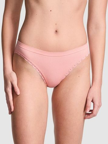 Жіночі трусики Бікіні PINK від Victoria's Secret 600458290 рожеві 600458290 фото