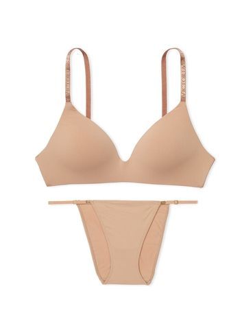 Комплект жіночої білизни Victoria's Secret 33846610 бежевий 33846610 фото
