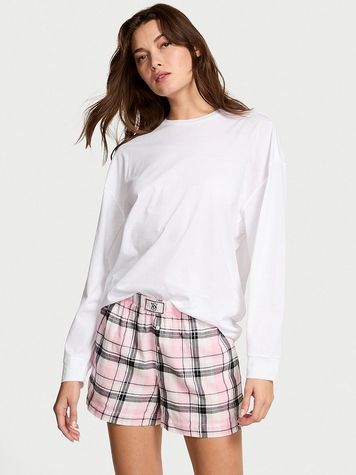 Пижама Victoria's Secret 660086523 Білий/Рожевий 660086523 фото