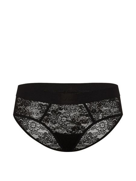 Мереживні трусики Хіпстери PINK від Victoria's Secret 127971446 чорні 127971446 фото