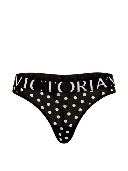 Жіночі трусики Танга Victoria's Secret 798143156 чорні 798143156 фото