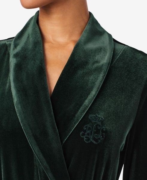 Женский халат Ralph Lauren 163668445 Зеленый 163668445 фото