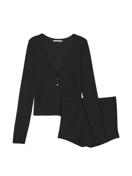 Женская пижама Victoria's Secret 652921480 Кофта и шорты 652921480 фото