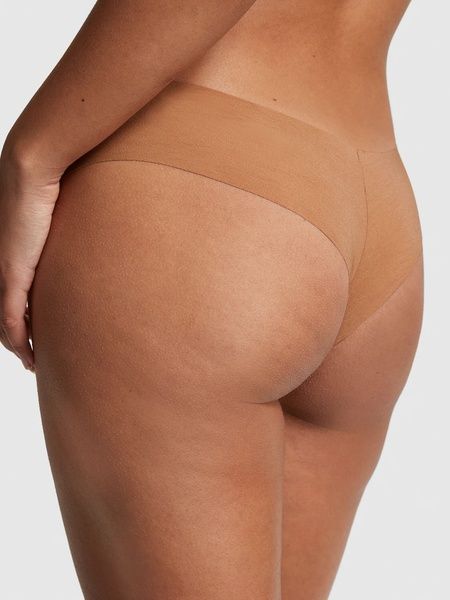 Бесшовные трусики Танга PINK от Victoria's Secret 84746115 коричневые 84746115 фото