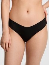 Бесшовные трусики Танга PINK от Victoria's Secret 590013173 черные 590013173 фото