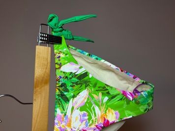Труси купальнi Rose & Petal CIGOGNE 7GG Сліпи високі CIGOGNE 7GG_зелений квiтка принт фото