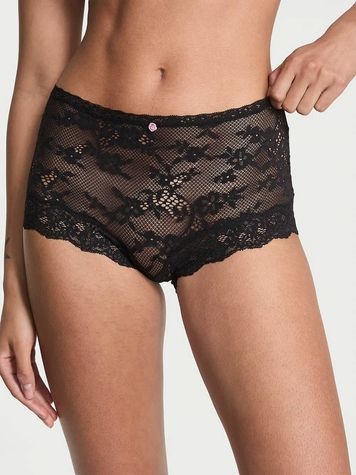 Трусики шорти Victoria's Secret 464885120 з середнью посадкою 464885120 фото