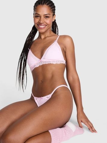 Комплект женского белья PINK от Victoria's Secret 297340381 Розовый 297340381 фото