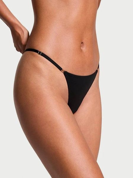 Комплект жіночої білизни Victoria's Secret 394007208 пояс для панчох і трусики танга 394007208 фото