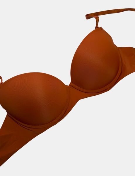 Бюстгальтер brabrabra SLZ19801076 с Push-up на косточках &mdash; Уценка (дефект) SLZ19801076(д)_темний апельсин фото