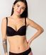 Бюстгальтер brabrabra SLZ24001076 з формованою чашкою Push-up SLZ24001076_чорний фото 1