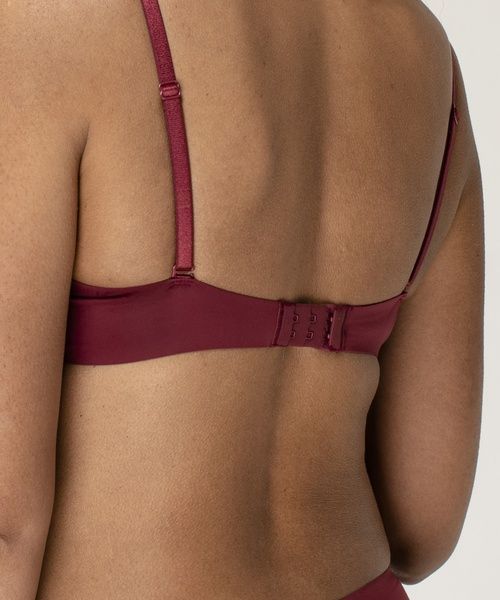 Бюстгальтер brabrabra SLZ19801076 з Push-up на кісточках &mdash; Уцінка (дефект) SLZ19801076(д)_бордо фото