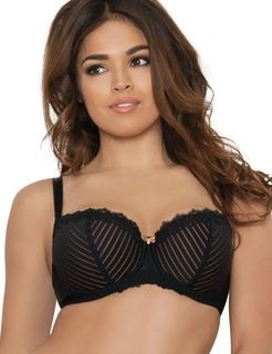 Бюстгальтер Curvy Kate SG2101 с мягкой чашкой на косточках SG2101_чорний з міддю фото