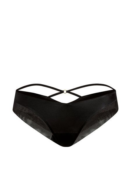 Женские трусики Чики Victoria's Secret 84011876 черные 84011876 фото