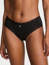 Мереживні трусики Чіки Victoria's Secret 535771814 чорні 535771814 фото