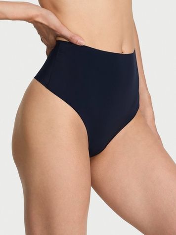 Бесшовные трусики Танга Victoria's Secret 359194945 с завышенной талией 359194945 фото