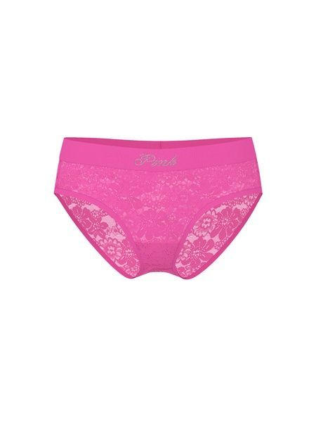 Мереживні трусики Хіпстери PINK від Victoria's Secret 439546856 рожеві 439546856 фото