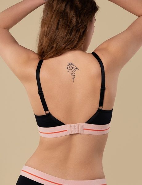 Бюстгальтер без косточек brabrabra SLZ25601034 с формованной чашкой SLZ25601034_чорний фото