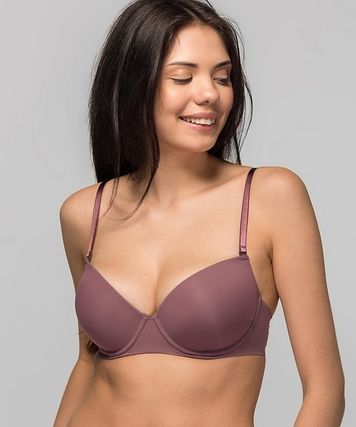 Бюстгальтер brabrabra SLZ19801076 з Push-up на кісточках &mdash; Уцінка (дефект) SLZ19801076(д)_виноград фото