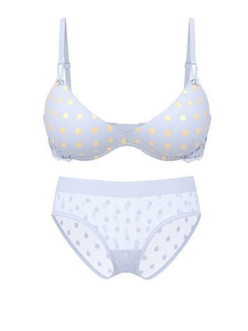 Комплект жіночої білизни Victoria's Secret 771884091 Блакитний 771884091 фото