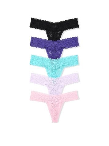 Набор трусиков Танга Victoria's Secret 480927492 (5шт) 480927492 фото