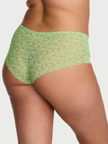 Кружевные трусики Чики Victoria's Secret 949039353 зеленые 949039353 фото