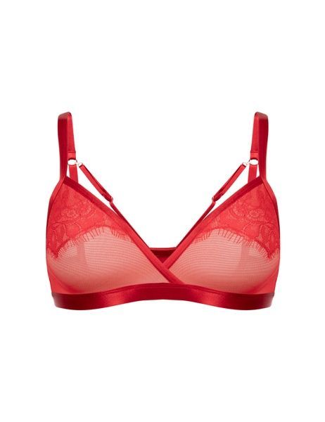 Бюстгальтер з трикутною чашкою brabrabra SLZ26301014 без косточек SLZ26301014_червоний фото