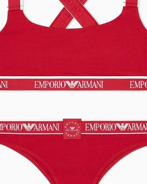 Комплект жіночої білизни Emporio Armani 201420134 Червоний 201420134 фото