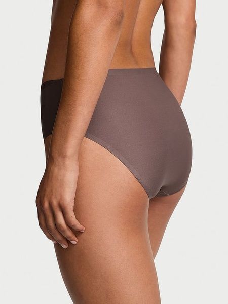Бесшовные трусики Бикини Victoria's Secret 900456473 серые 900456473 фото