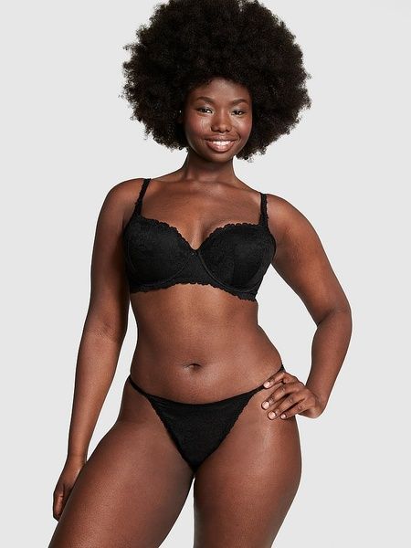 Кружевные Трусы Стринги PINK от Victoria's Secret 635328371 635328371 фото