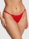 Кружевные трусики Бикини PINK от Victoria's Secret 684052679 красные 684052679 фото 1