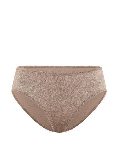 Жіночі трусики Бікіні Victoria's Secret 136897636 коричневі 136897636 фото