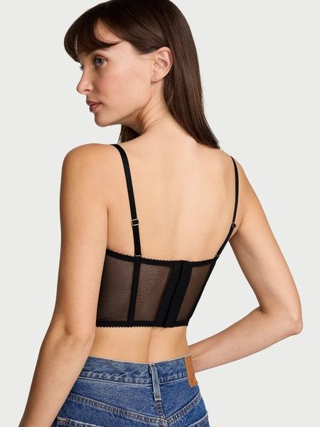 Корсетний топ Victoria's Secret 695762169 Чорний 695762169 фото