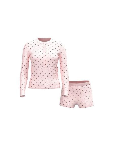 Женская пижама Victoria's Secret 61266931 Кофта и шорты 61266931 фото