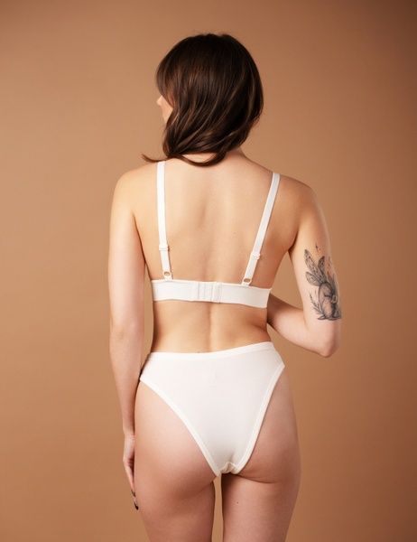 Бюстгальтер з трикутною чашкою brabrabra SLZ25301014 без косточек SLZ25301014_айворі фото