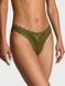 Кружевные трусики Бразилиана Victoria's Secret 977816815 зеленые 977816815 фото 1