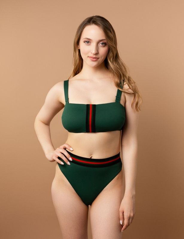 Купальний бюст brabrabra SO246831 зелений SO246831_зелений фото