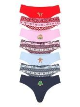 Набор бесшовных трусиков Танга PINK от Victoria's Secret 976148350 (7шт) 976148350 фото