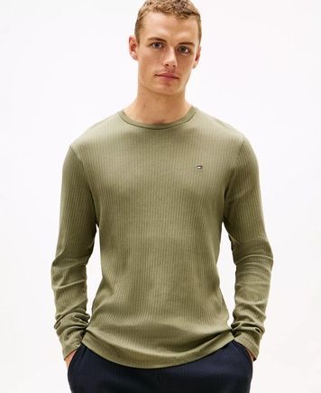 Мужской лонгслив Tommy Hilfiger (366300465) Зеленый 366300465 фото