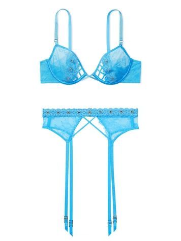 Комплект жіночої білизни Victoria's Secret 656881305 Блакитний 656881305 фото