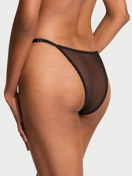 Жіночі трусики Бразиліана Victoria's Secret 360929680 чорні 360929680 фото