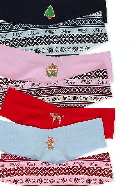 Набір безшовних трусиків Танга PINK від Victoria's Secret 976148350 (7шт) 976148350 фото