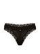 Кружевные трусики Танга Victoria's Secret 528189619 черные 528189619 фото 3