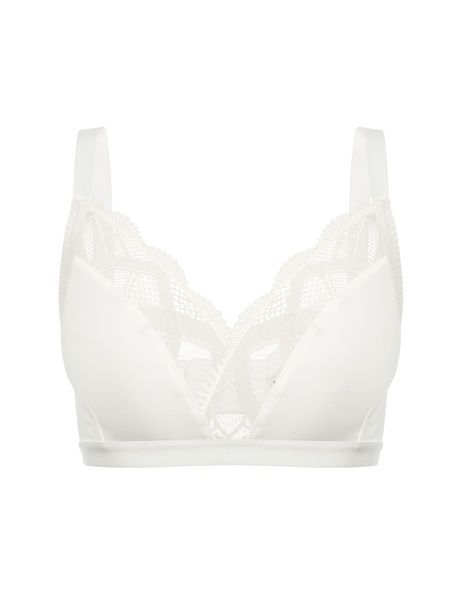 Бюстгальтер з трикутною чашкою brabrabra SLZ25901301 без кісточок SLZ25901301_айворі фото