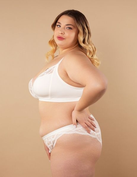 Бюстгальтер з трикутною чашкою brabrabra SLZ25901301 без кісточок SLZ25901301_айворі фото