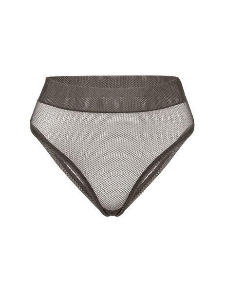 Трусики слипы brabrabra SLZ26202321 с высокой талией &mdash; Уценка (дефект) SLZ26202321(д)_графіт фото