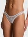 Мереживні трусики Танга Victoria's Secret 7123331 молочні 7123331 фото 1