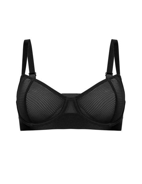 Балконет с мягкой чашкой brabrabra SLZ22101005 бежевый &mdash; Уценка (дефект) SLZ22101005(д)_чорний фото