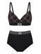 Комплект жіночої білизни Victoria's Secret 76206689 чорний 76206689 фото 1